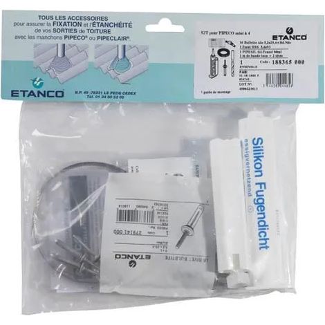 kit fissaggio ten kit fibro 16 bulbi trapano incluso