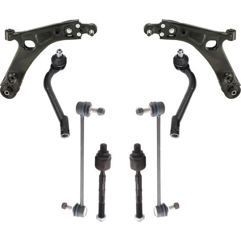 KIT BRACCIO OSCILLANTE 8 PEZZI COMPATIBILE CON HYUNDAI ix35 (LM, EL, ELH) 2.0 CRDi 01.2 / Kit Sospensione Completo OE/OEM / Bracci Oscillanti + Testine Sterzo / Sostituzione Diretta OEM