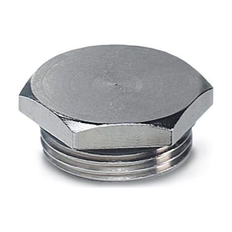 Bouchon obturateur Phoenix Contact M16 en Laiton nickelé, IP68