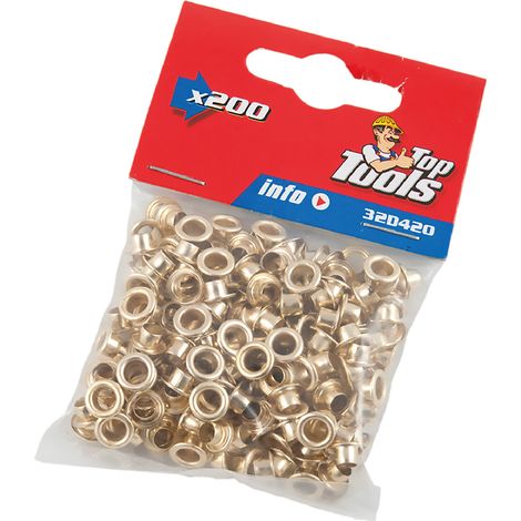 RIVETTO AD ANELLO PER PINZA conf. 200 pz  - TOPTOOLS