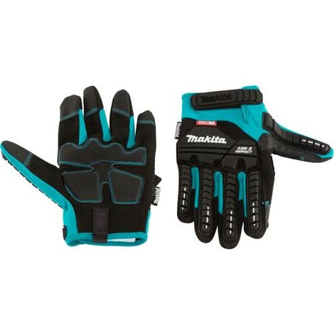 Gants de protection anti-chocs taille XL (10), compatibles écran tactile - Makita P-84486 (1/6)