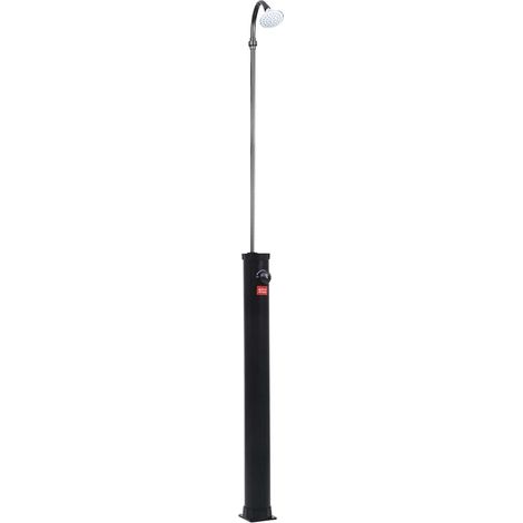 vidaXL Ducha solar de jardín negro 215 cm 8 L (1/2)