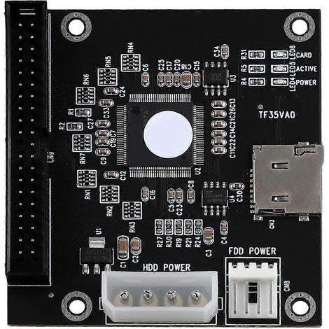 Carte adaptatrice TF vers IDE 3,5 pouces pour ordinateur portable ---