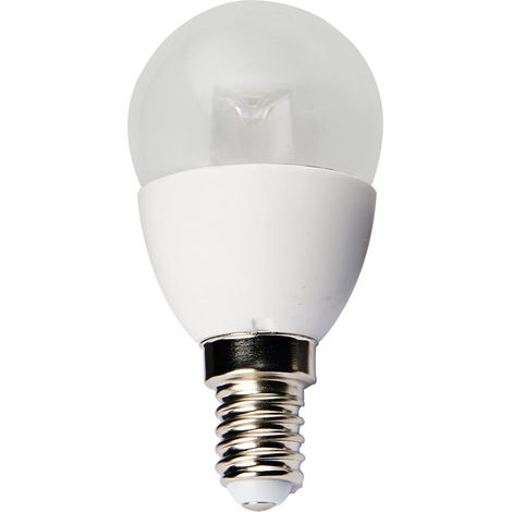 ORION91 Pack x 14 unidades BOMBILLA LED ESFERICA G45 TRANSPARENTE E14 6W (=40W) 470LM 3000K 25000H SpazioLuzio