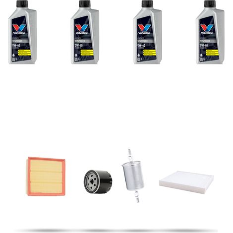 Kit tagliando 4 FILTRI e 4L OLIO compatibile con Opel Astra G 1.6 62kw dal 2000 (1/5)