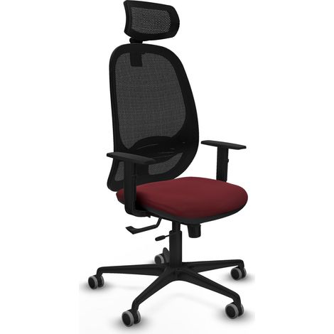 Bürostuhl piqueras y crespo Cilanco schwarz Mesh Stoff (1/2)