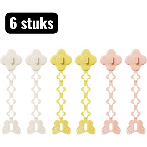 Lot de 6 - Organisateur de câbles - Clips de câbles auto-adhésifs - Organisateur de câbles de cuisine - Supports de prises et clips de câbles - Gestion des câbles électriques (1/4)
