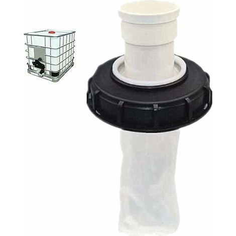 180°-IBC-Tankdeckel mit waschbarem Nylonfilter für 1000-Liter-IBC-Regenwassertanks, IBC-Deckelfilter, IBC-Tankzubehör, 163 Nylon-Regenwasserfilter (1/5)