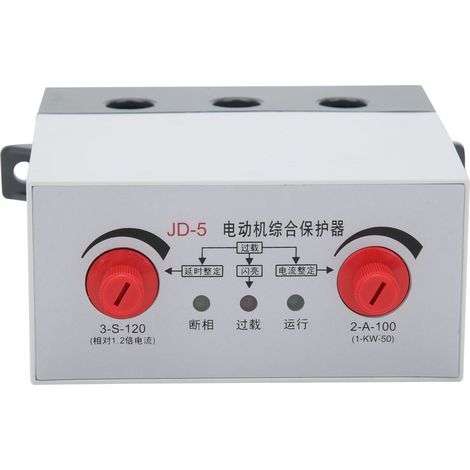 BERM JD-5 Relais de protection moteur intégré, anti-surcharge, anti-calage, protection contre perte de phase, AC380V, 2-100A (1/5)