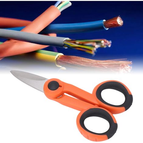 Kevlarschere, gezahnte Aramidfaserschere, Glasfaser-Spleißschere, elektrische Schere, Werkzeugschere (1/5)