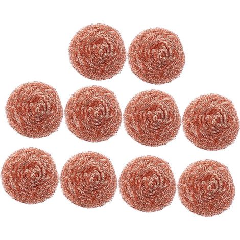 10 boules de nettoyage certifies en cuivre pour pannes de soudure (1/5)