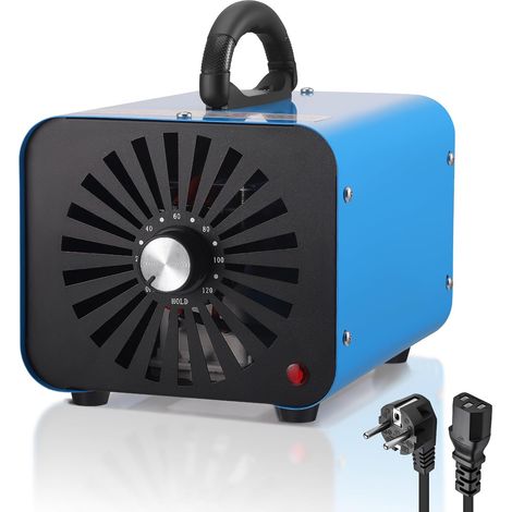 Ozongenerator 60000 Mg/H, 120 Min. Timer, Ozongerät, Luftreinigung und Geruchsbeseitigung, Ozon-Luftreiniger, Ozongenerator für Auto, Büro, Garage, Wohnung (1/5)