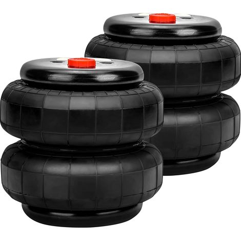 2x Suspension Pneumatique Standard de 2500 lb 1/2 "NPT suspension simple port pour F150 / F250, pour Sierra, pour Silverado, pour Ram 1500 2500 3500 pour F150/F250, pour Sierra, pour Silverado, pour (1/5)