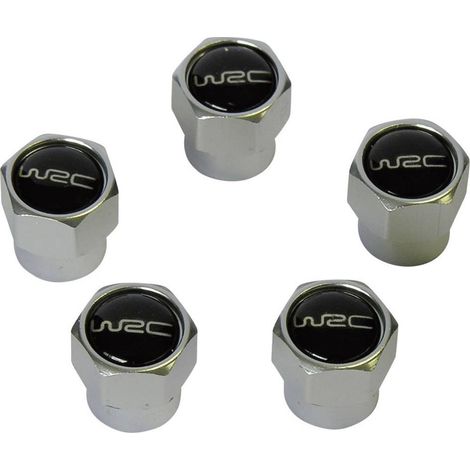 5 Bouchons de valves Aluminium Noir (1/3)