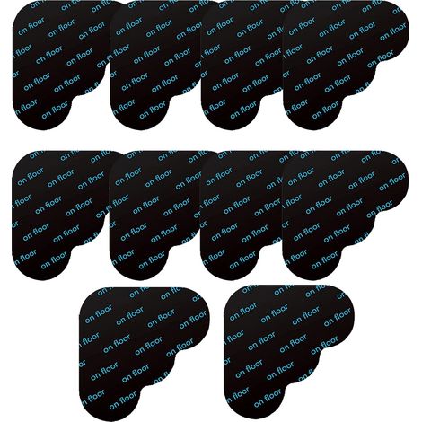 10 Gripper tapis, antidérapant PU, réutilisable, lavable, pour parquet, carrelage, salon, chambre (1/5)
