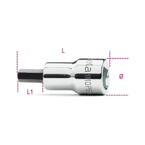Chiave bussola maschio esagonale 3/8 beta 910pe - 3