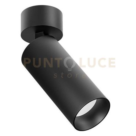 GFA1463H- SPOT FARETTO ORIENTABILE 1 LUCE ATTACCO LED 2700K 1009LM 12W NERO SATINATO D.5,5CM