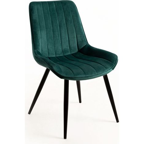 Sillas Comedor - Silla Lene Terciopelo - Verde