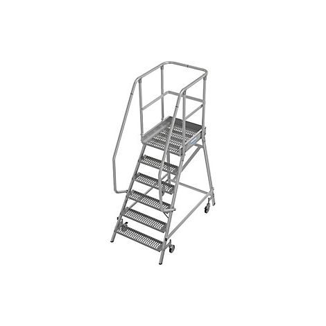 Escalera de plataforma antideslizante R13  con ascenso por un