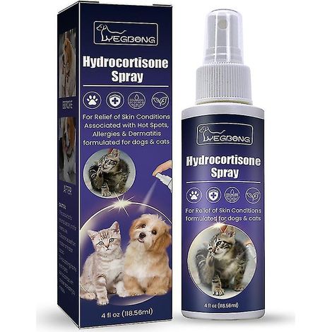 Spray anti-démangeaisons à l'hydrocortisone pour chiens et chats (1/3)