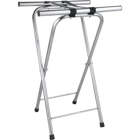 Soporte para camareros, base de acero, plegable, para bandejas - Hendi 810507