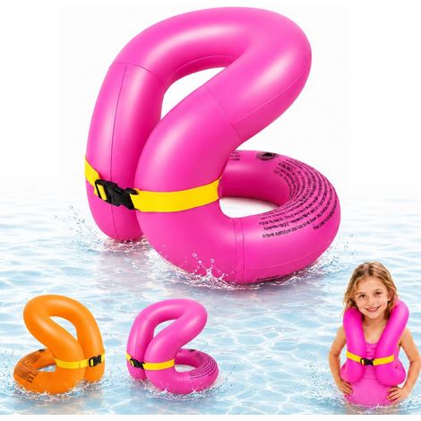 Bouée Enfant 3-6 Ans – Gonflable Inflateable pour Piscine, Sécurité et Flottabilité Ajustable, Convient 19–30 kg, Jeux Aquatiques Été (1/5)