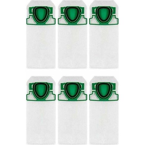 Paquete de 6 bolsas para aspiradora FOREHILL para Vorwerk Kobold VK200 (1/5)