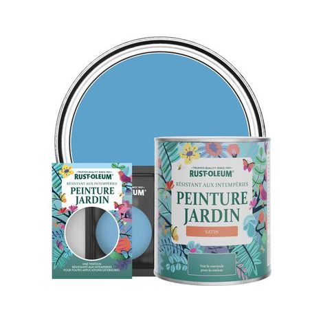 Peinture Jardin, Finition Satinée - Céruléen (1/3)