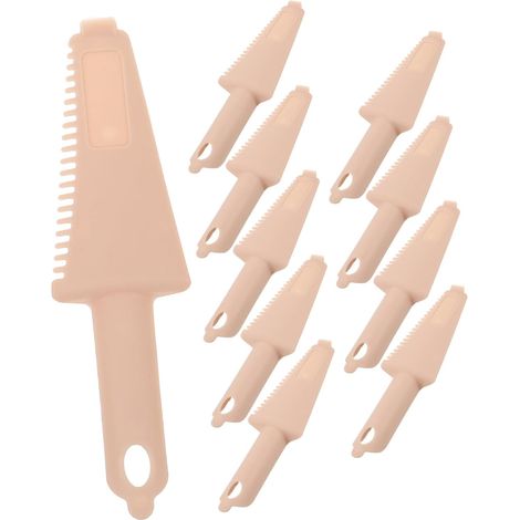 Lot de 10 Raclettes à Balai Plat en Microfibre, Grattoirs de Nettoyage Réutilisables sans Contact pour Lingettes Lavables, Accessoire Polyvalent pour Balai à Franges (1/5)
