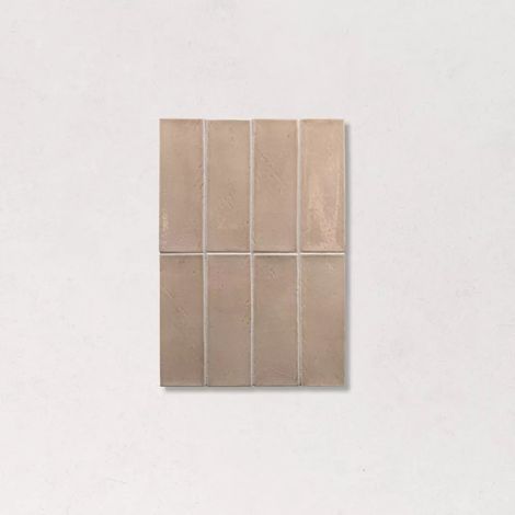 Carrelage Effet Zellige Marron Clair MIYAKO Coffee 5x15cm (1/3)