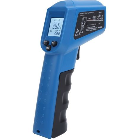 Thermomètre infrarouge sans contact -50°C à 550°C, testeur numérique LCD portatif industriel (1/5)