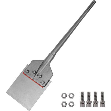 Bodenabschaber Meißel SDS-Max Schaft 6 Zoll breit 25 Zoll lang Stahl (1/5)