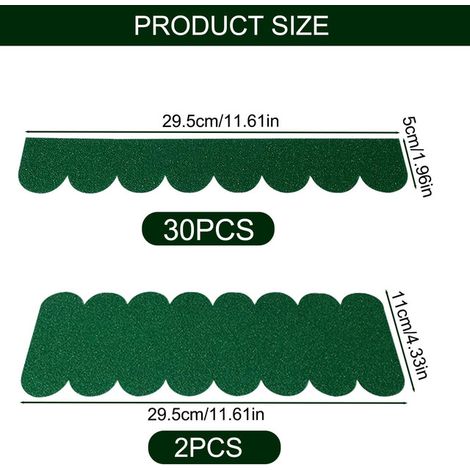 32 Pcs Bardeaux de Toit Miniatures Verts pour Maison d'Oiseaux et Modélisme - Tuiles Souples Autocollantes Imperméables pour Rénovation de Volière, Niche et Cabane de Jardin Décorative