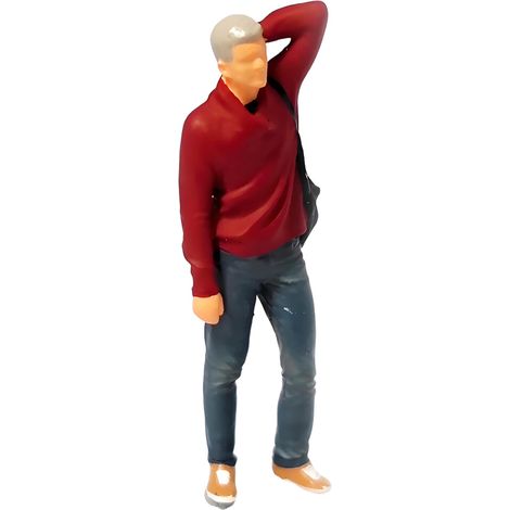 Statuette di poliziotti in resina in scala 1:64 per-P