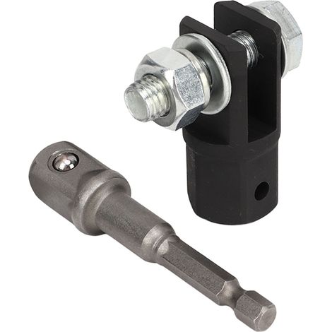 Adattatore per cric a forbice per auto da 1/2 pollice, adattatore per punta da trapano per cric a forbice adatto per cric a forbice ad anello o a doppio foro. (1/5)