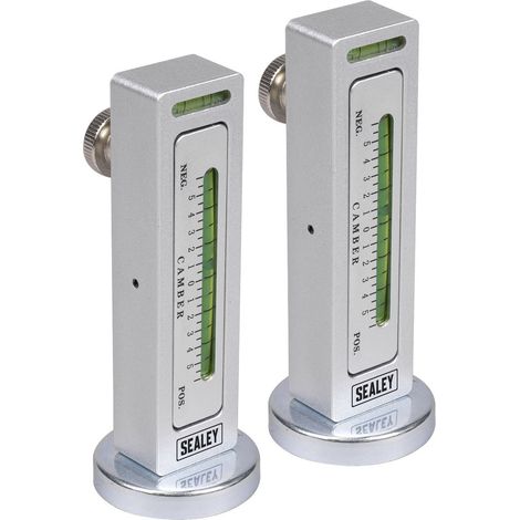 Sealey GA47 Magnetic Camber/Castor Gauge 2pc (1/5)