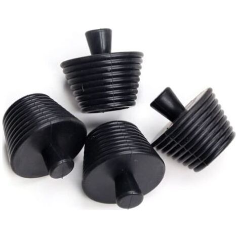 Bouchons de Vidange Universels 4 Pièces Bouchon Robinet Evier Bouchon de Vidange Baignoire Bouchon de Vidange en Silicone Bouchon D'étanchéité de Tuyau D'évacuation Bouchon Universel (1/5)