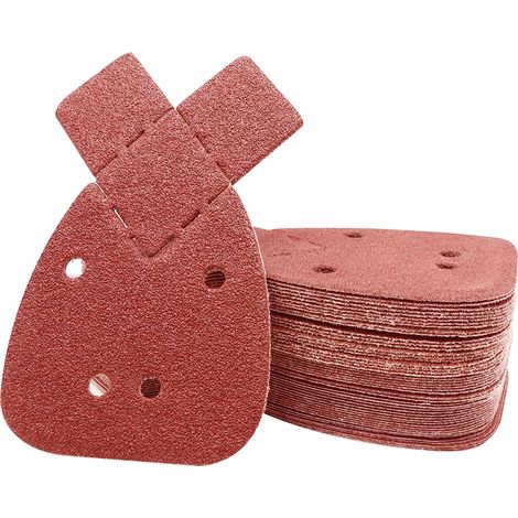 50er-Körnung Schleifpapier, dreieckiges Schleifpapier 40/60/80/120/240er-Körnung (1/5)