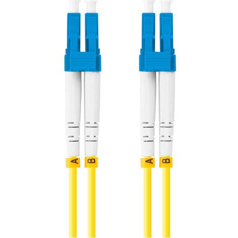 Latiguillo Lanberg G657A1 Amarillo 1 m Duplex 3 m (1/3)