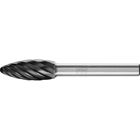 PFERD TOOLS Hartmetall Hochleistungsfrässtift INOX Flamme B Ø 10x25 mm Schaft-Ø 6 mm HICOAT für Edelstahl (1/4)