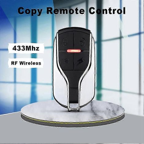 Compatible avec le contrôleur de copie RF sans fil 433 MHz, l'émetteur de code de clonage de porte de garage et le copieur de clés de moto. (1/5)