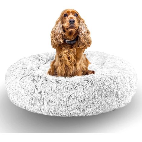 Coussin chien 60cm – Confort orthopédique mousse 23 kg/m3 – Design rond déhoussable et lavable – Anti stress pour petit chien – One Pets-Top