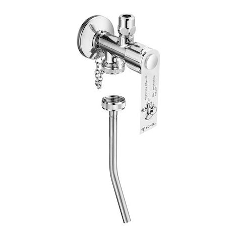 Schell Probenahme-Eckventil 038350699 chrom, 1/2", mit ASAG easy (1/3)