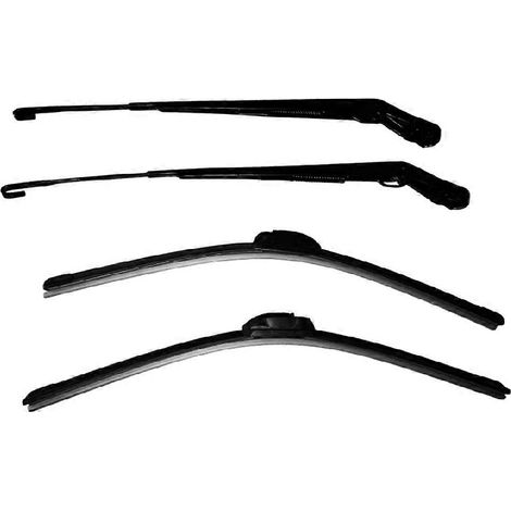 paire de bras d'essuie-glace avant avec balais d'essuie-glace compatibles avec Ford F-150 15-23 et Expedition 18-23 JL1Z-17526-B FL3Z-17527-A (1/5)