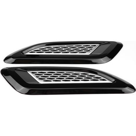 Eujgoov Range Sport Hood Couvercle, Air Tarme de la Hotte Air Air Ventillage Terniture Aile, Accessoire Décoratif de Voiture Premium pour en Plastique ABS de qualité (Bicolore) (1/5)