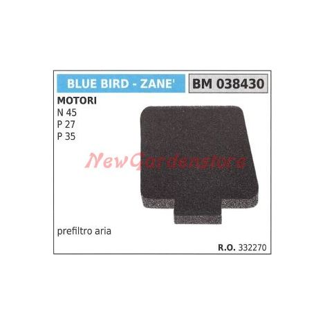 BLUE BIRD Luftvorfilter für Motoren N 45 P 27 P 35 038430