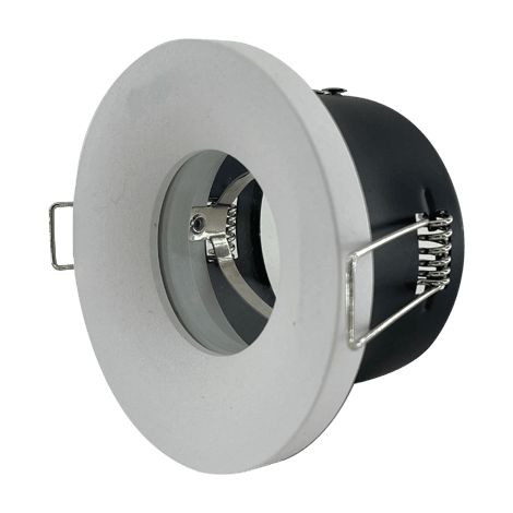 Aro empotrable para bombilla dicroica fijo exterior Blanco (1/4)