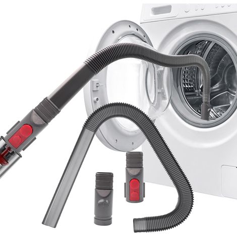 gris Kit de nettoyage pour grille d'aération de sèche linge compatible avec Dyson V6 V7 V8 V10 V11 V12 V15, tuyau d'extension,accessoires combinés (1/5)