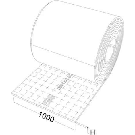 Roth Rollo compuesto 30-3 EPS DES sm WLG 045 con aislamiento acústico para pisadas, 1115006382
