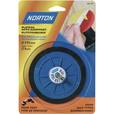Piastra abrasiva Ø 125 mm per trapano NORTON